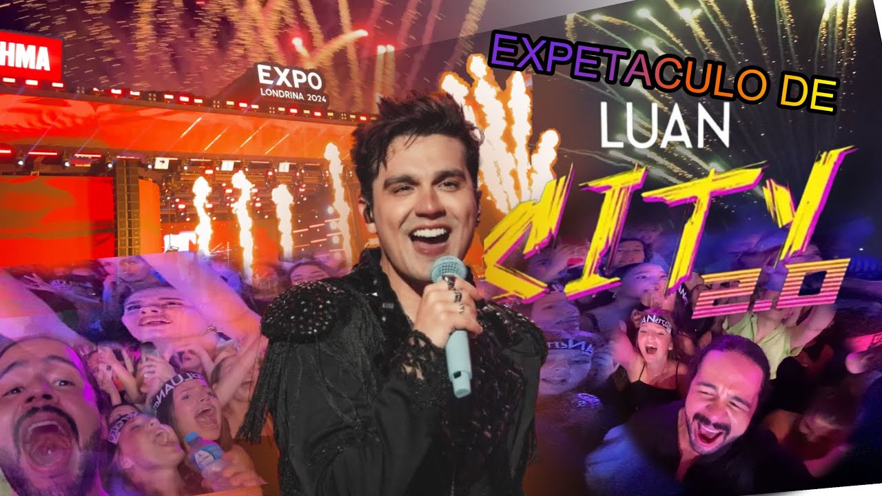FUI NO SHOW DO LUAN SANTANA NA  EXPO LONDRINA 2024,FEZ  ABERTURA INEDITA NO MEIO DO PUBLICO | VLOG