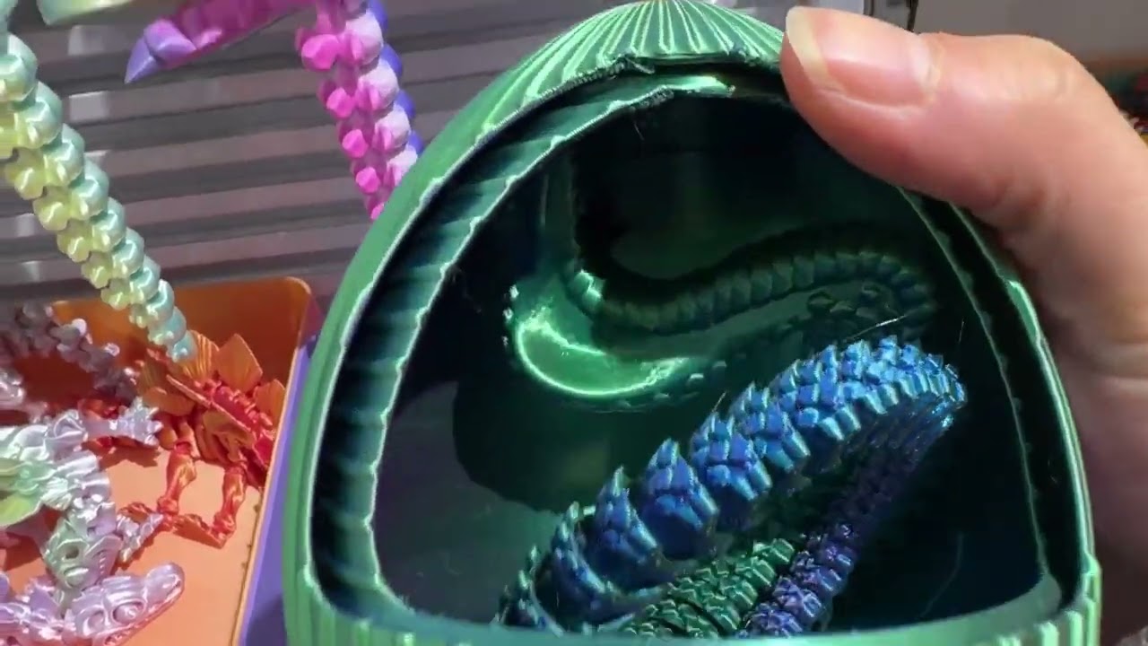 3d printed Snake eggs toys,custom printed toy,3d printed dragon eggs toy Best China Company