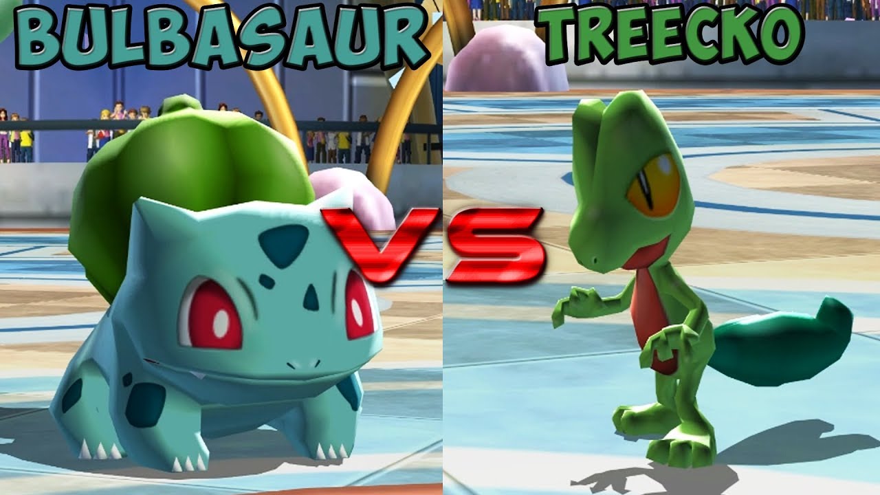 Pokemon battle revolution - Bulbasaur vs Treecko