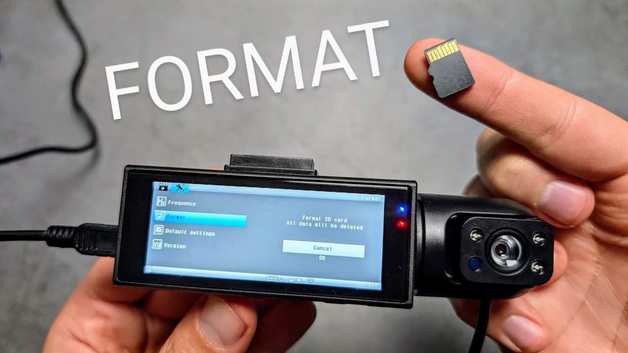 How to FORMAT Dash Cam Micro SD Memory Card