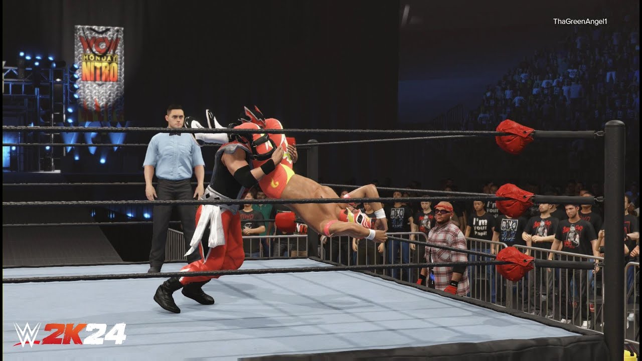 WWE 2K24 - Rey Mysterio Jr. vs. Blitzkrieg | WCW Nitro