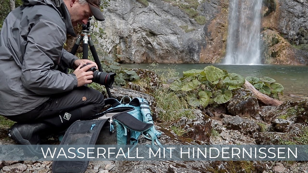 Wasserfall fotografieren mit Hindernissen | Viel los am Platz