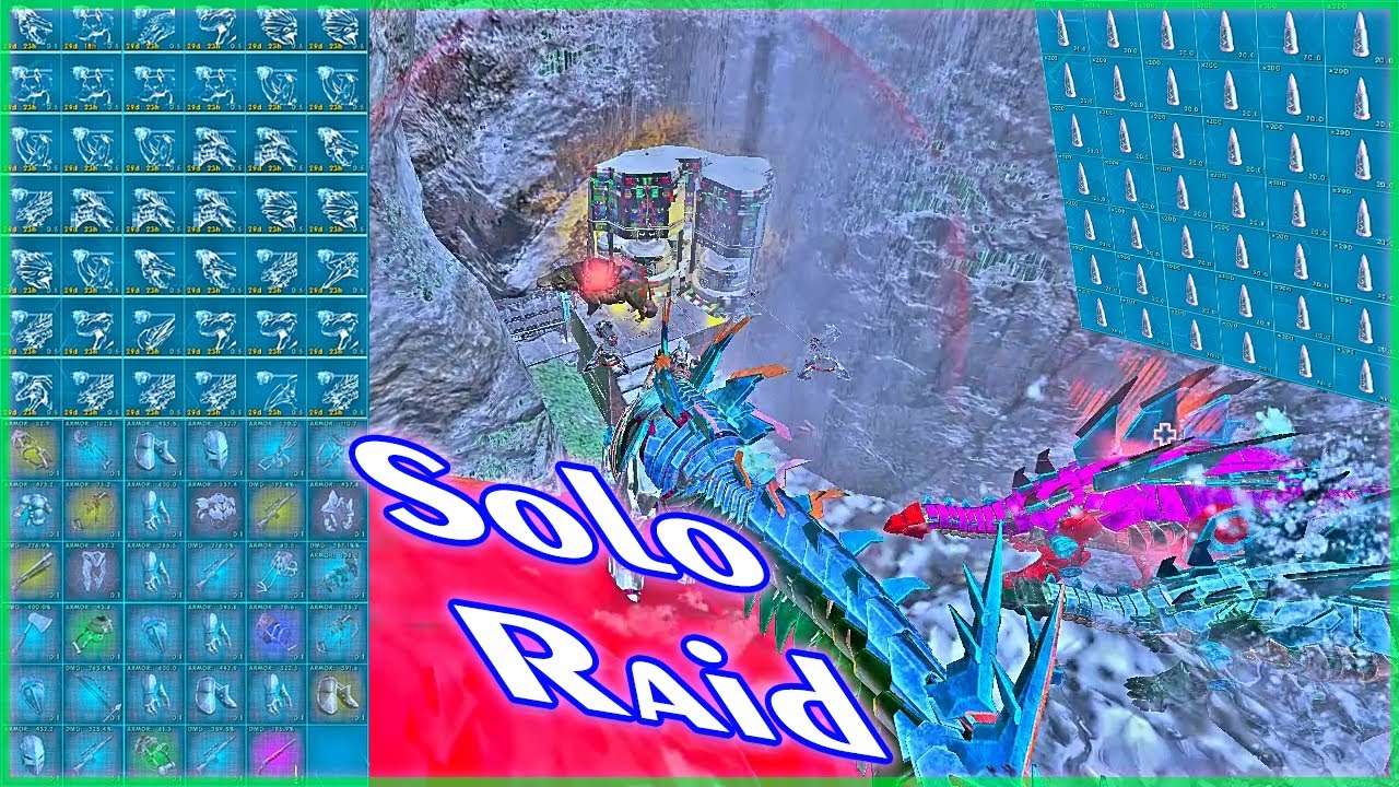 Ep.29 Sub:) Solo Raid Got Juicy Loot | Ark PvP
