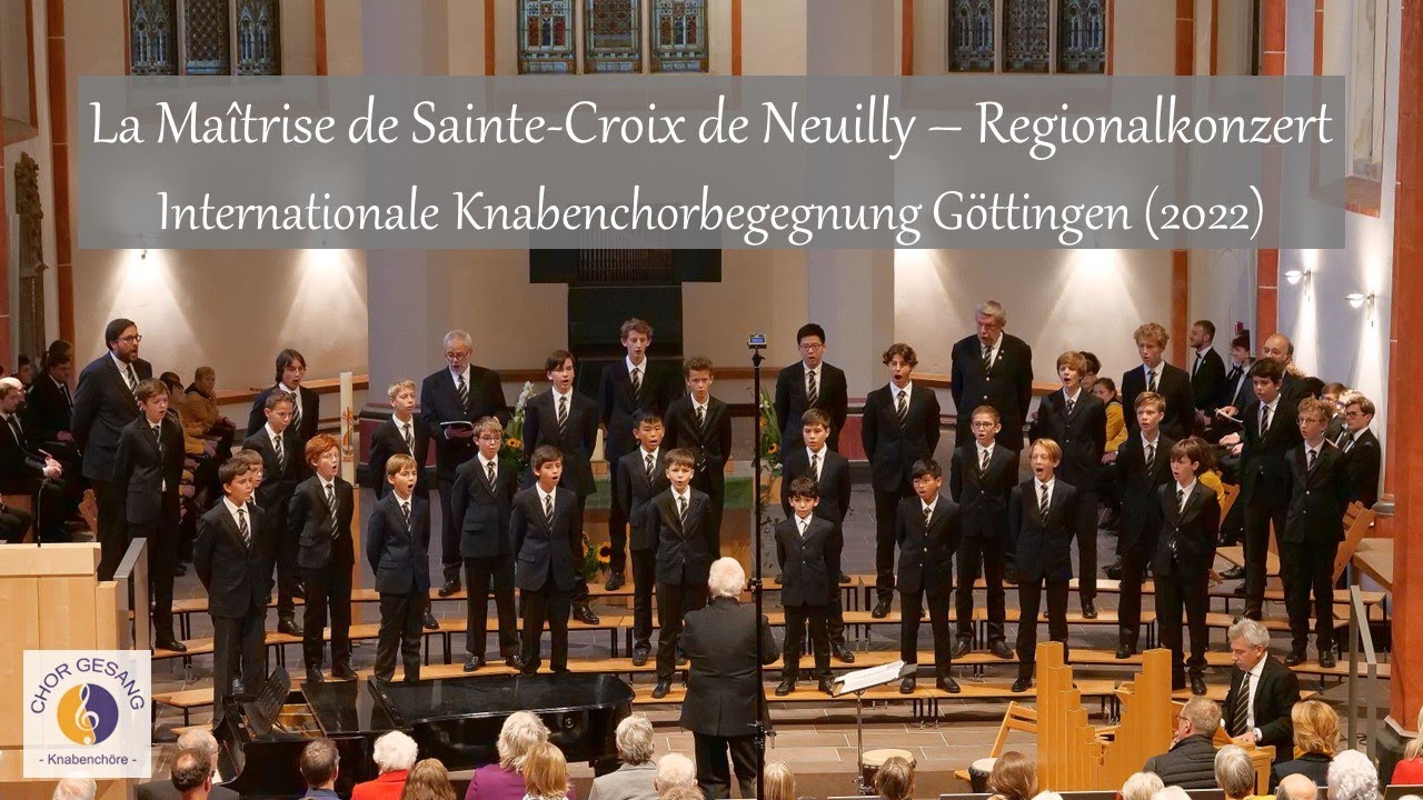 La Maîtrise de Sainte-Croix de Neuilly – Konzert | Internationale Knabenchorbegegnung Göttingen 2022