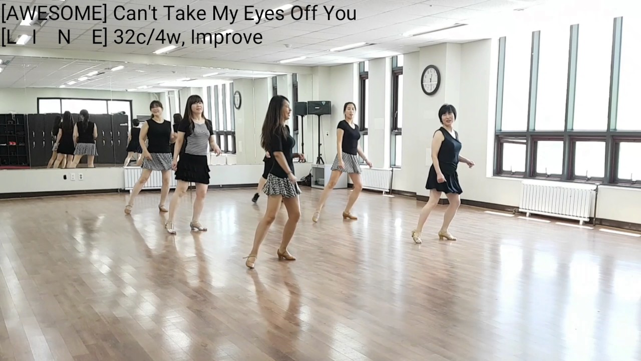 Can't Take My Eyes Off You Linedance  (Sally Hung, Taiwan)