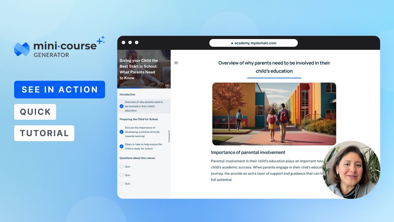 AI Course Creator with the New Layout Options | Mini Course Generator | December 2023 Update ⭐