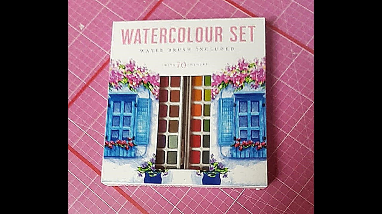 Test : Boite de 70 aquarelles ACTION