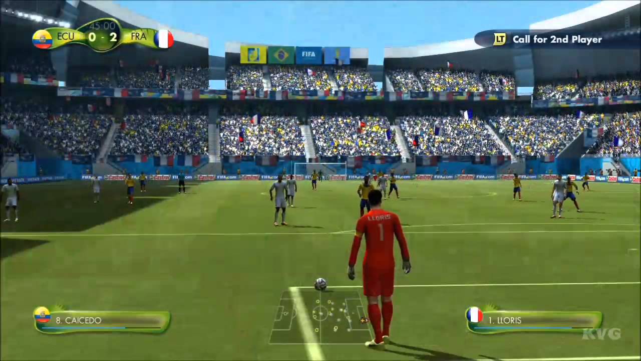 2014 FIFA World Cup Brazil - Ecuador vs France Gameplay [HD]