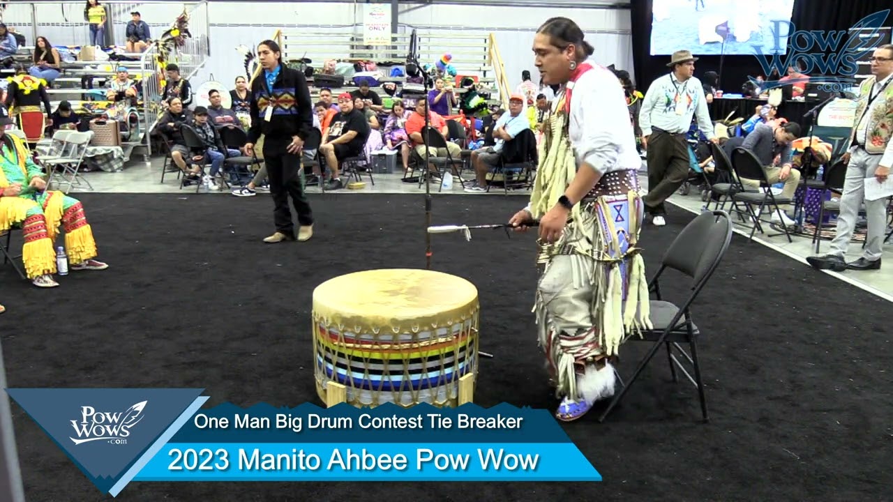 Tie Breaker - One Man Big Drum Contest - 2023 Manito Ahbee Pow Wow - Powwows.com