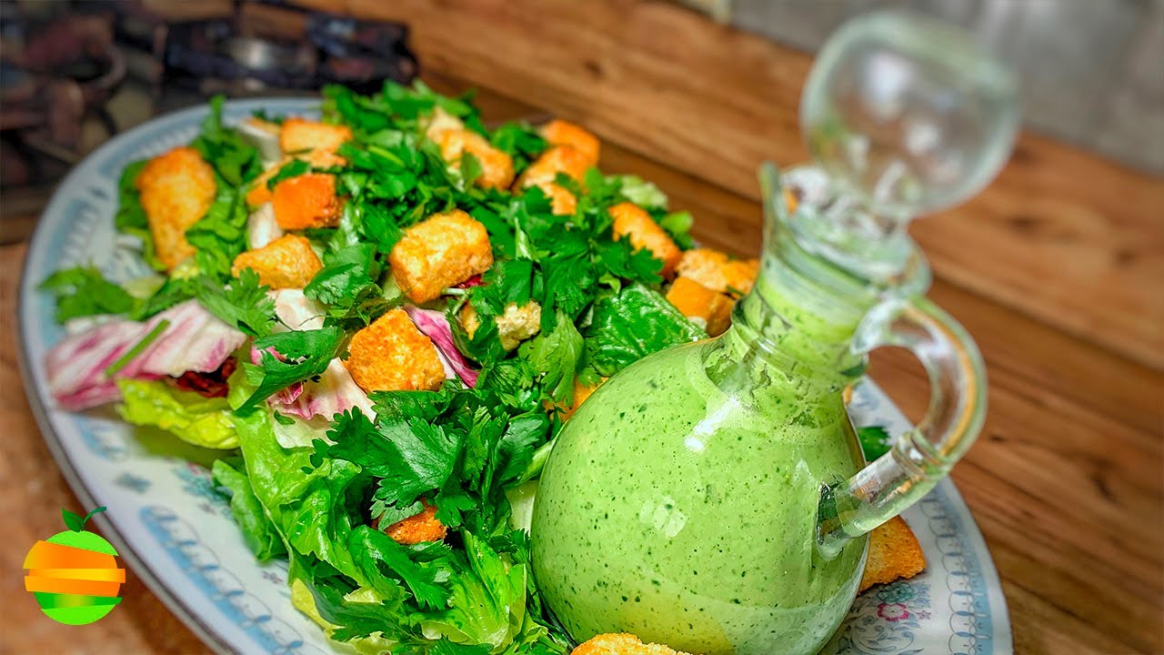 ¿Cómo hacer aderezo de cilantro saludable para ensaladas frescas?