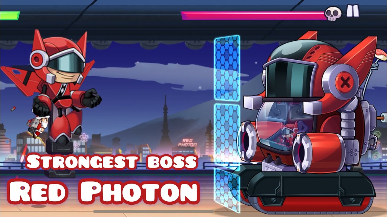 Red Photon. Boss fight. Jetpack Joyride 2