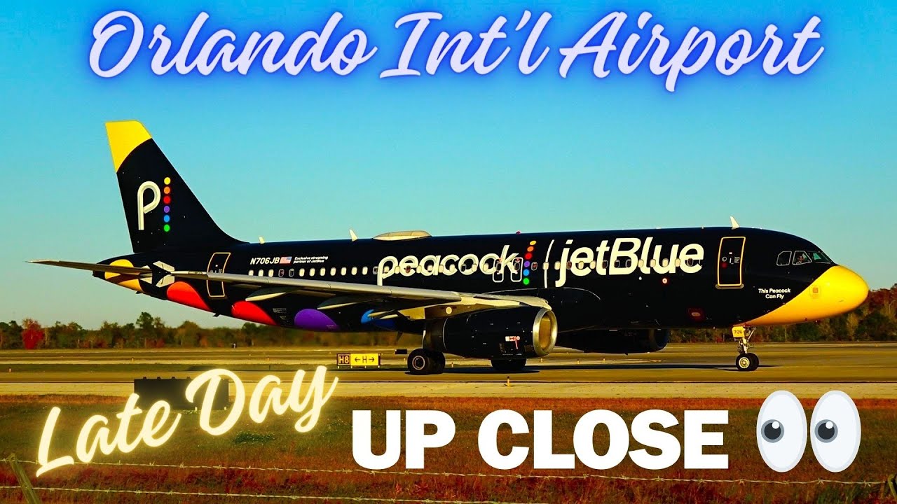 #4K LATE DAY UP CLOSE | 01-04-24 | ORLANDO INT'L AIRPORT #aviation #planespotting #new #fly #avgeeks