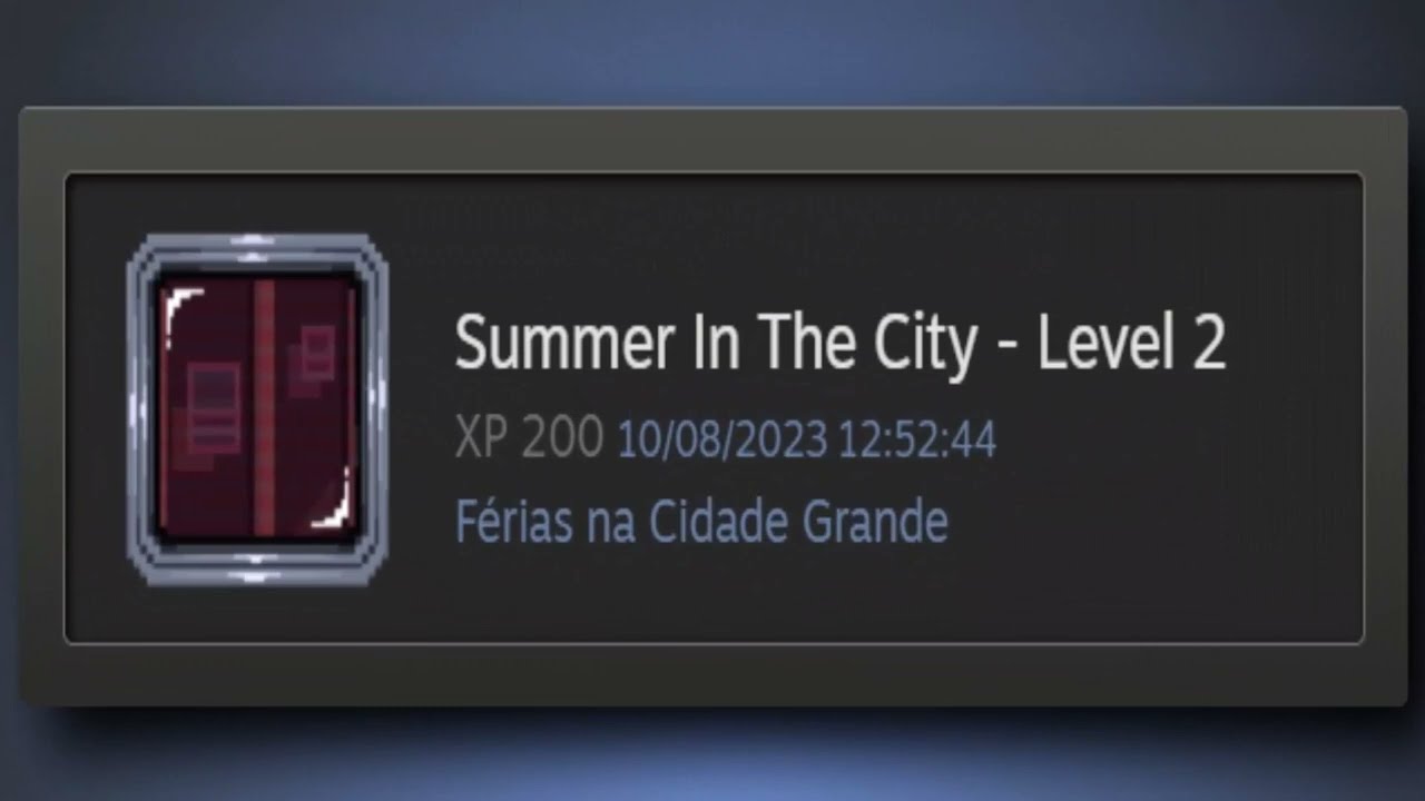 Ferias na Cidade Grande Insígnia Steam Nível 1 - 5