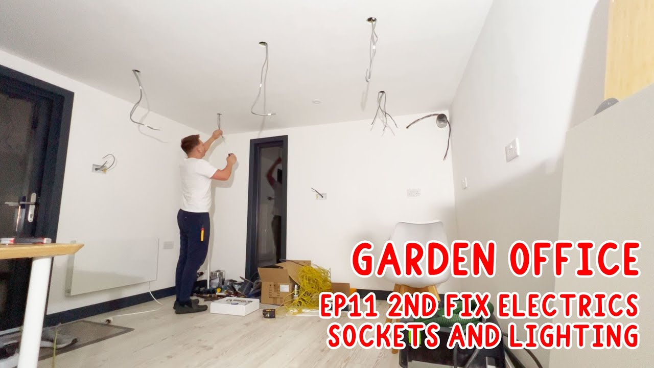 Ep.8 - Electrical Installation - Building a Garden office