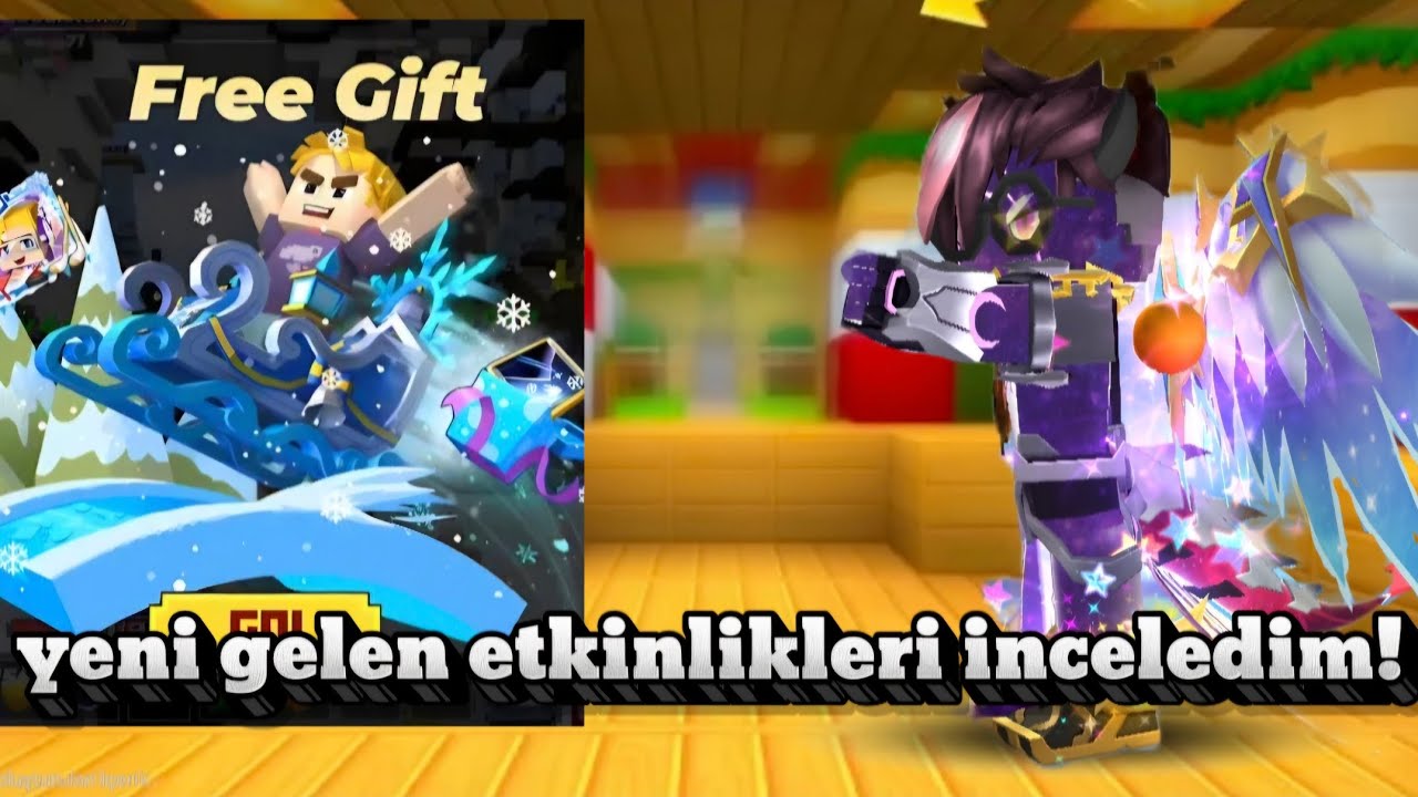 Yeni gelen etkinlikleri inceledim!    BLOCKMANGO BED WARS