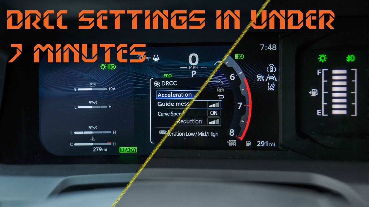 How to adjust your Tacoma's Adaptive Cruise Settings