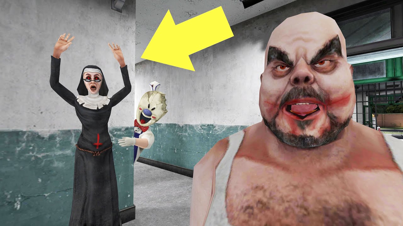 Ice Scream 7 Kidnapped Mr. Meat 3 vs Evil Nun 2 хоррор анимация все 10 частей