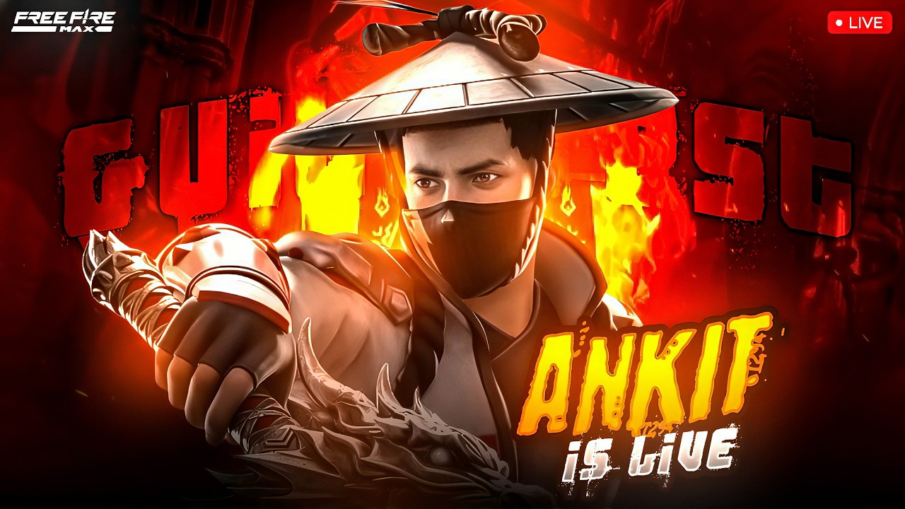 Now time to  guild Test 🗿 || FF LIVE GUILD TEST 1 VS 4  || FF LIVE || COUSTOM ROOM || ANKIT FF LIVE