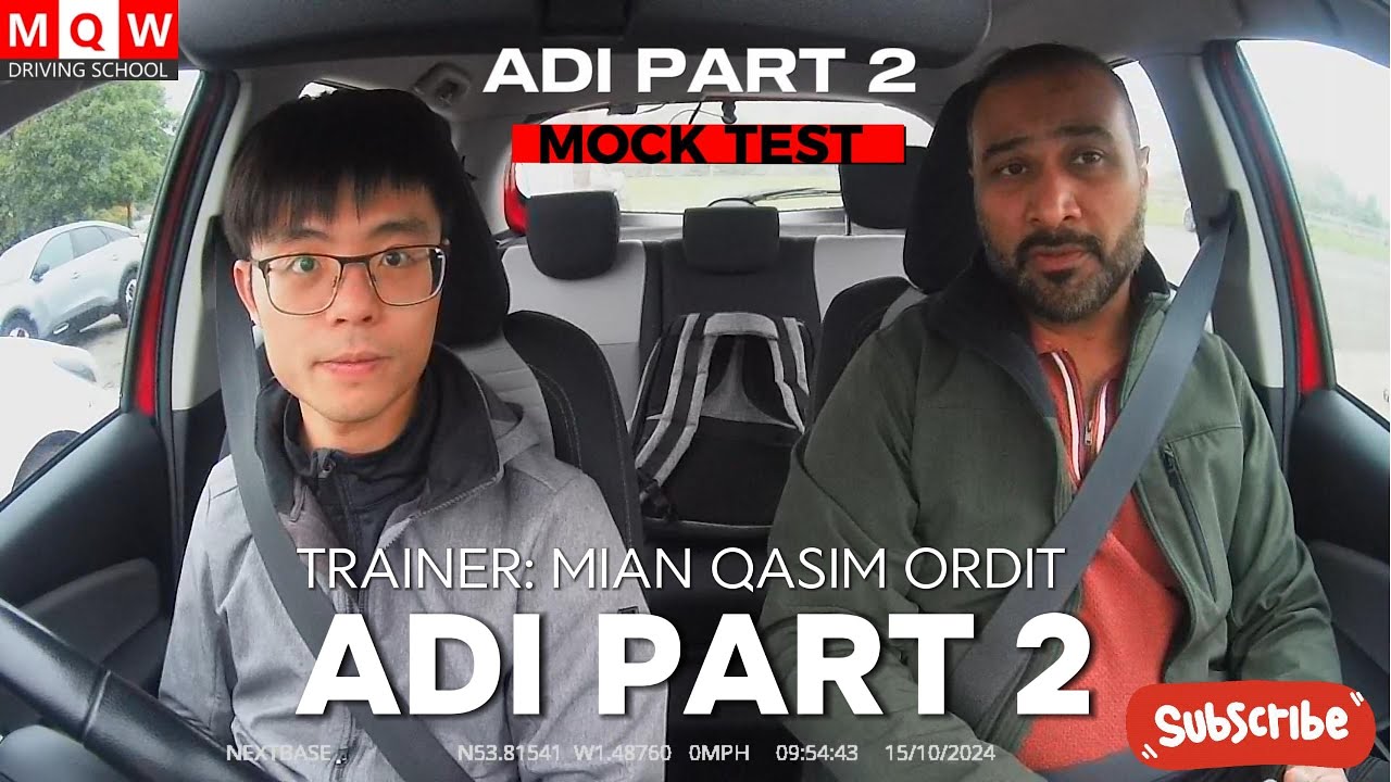 ADI Part 2 | mock test | ORDIT Instructor training | Leeds | ADI training for driving instructors |