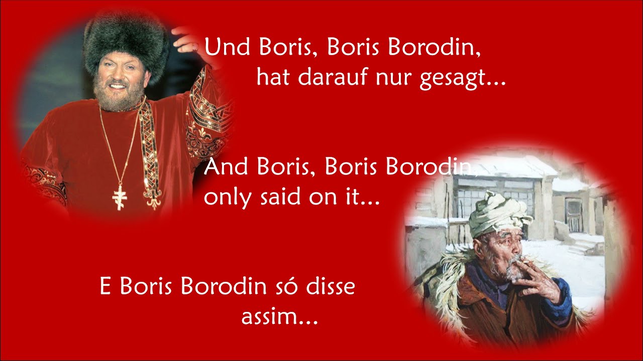 Boris Boris Borodin - Ivan Rebroff (Dt / En / Pt)