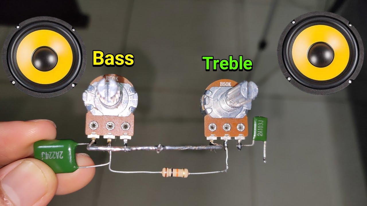 Buat tone control Treble dan Bass langsung pasang pada Pam 8610 suaranya...