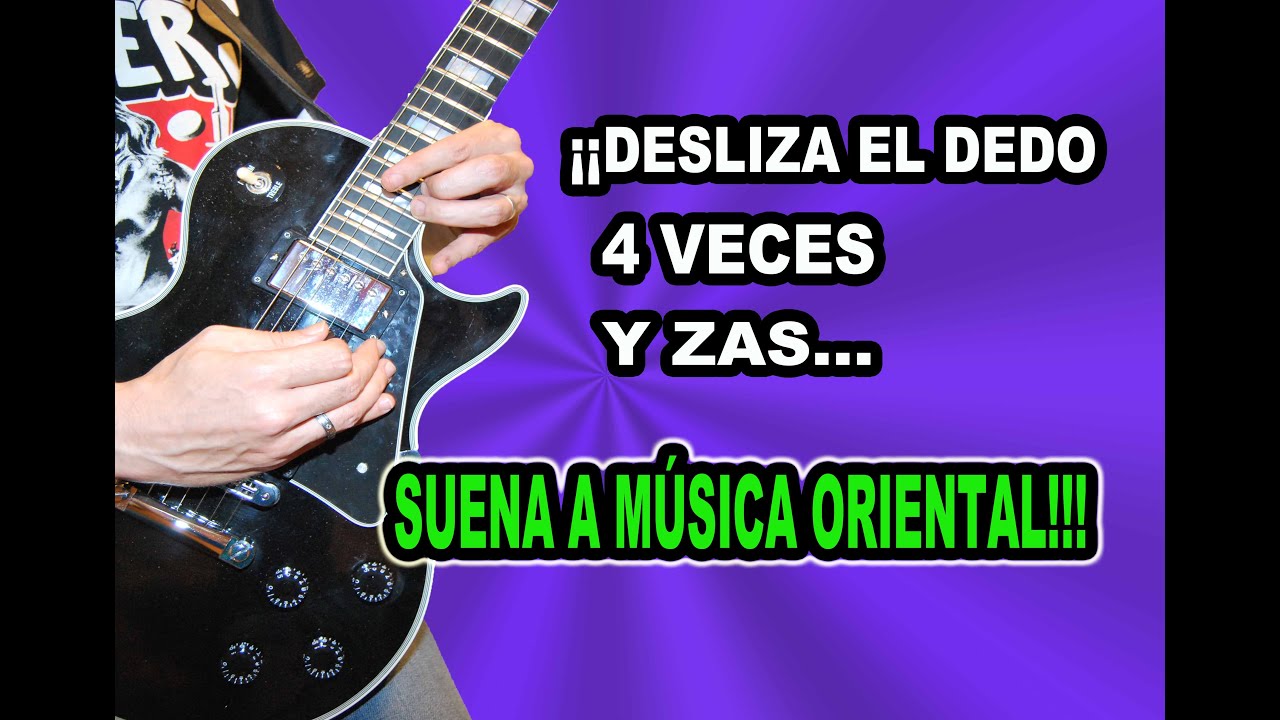 POR QUÉ ESTE TRUCO DESLIZANDO EL DEDO TE HARÁ SONAR A MÚSICA ORIENTAL...en tus solos de ROCK!!!
