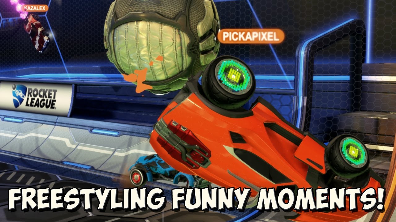 FREESTYLING IN ROCKET LEAGUE ft. Kazalex | 2v2 Freestyle Funny Moments