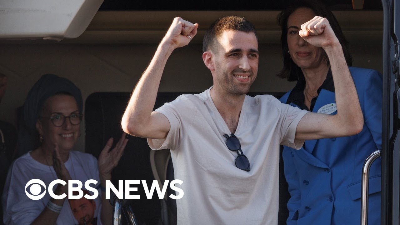 Watch: Israeli hostages reunite with their families after two years in Hamas captivity