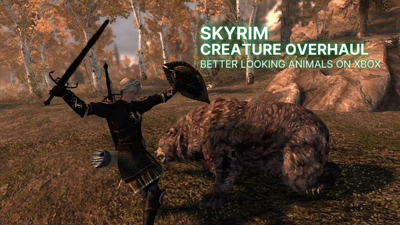 Skyrim Creature Overhaul. Skyrim Xbox Mods.