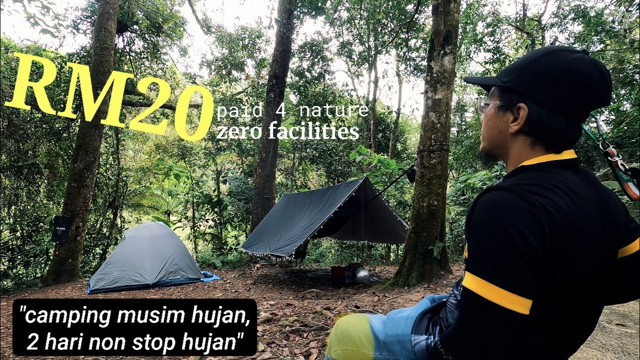 Hammock Camping Hutan Sejuk | Wild Campsite Pokok Pine | Jalan Guillemard Fraser Hill