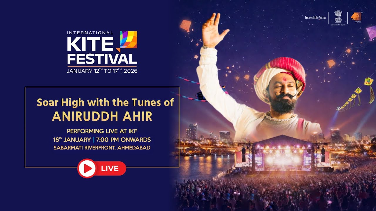 International Kite Festival 2026 | Live Performance from Ahmedabad | Gujarat Tourism