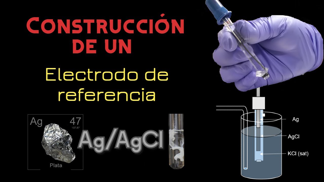 Construcción de un electrodo de referencia Ag/AgCl
