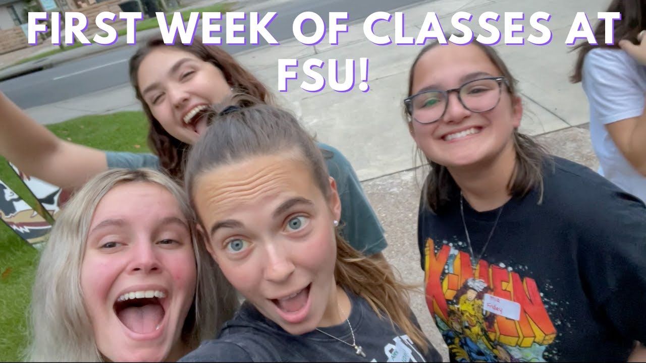 FIRST WEEK OF CLASSES AT FLORIDA STATE UNIVERSITY! (fall 2022)