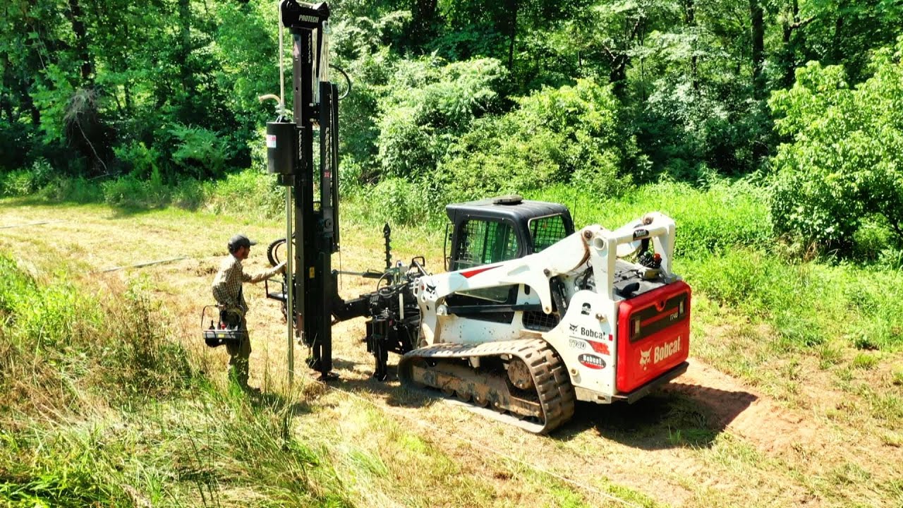 Fence Building with Modern Machines!
