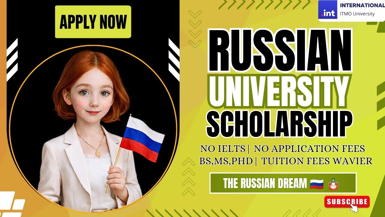 🚨ITMO University Scholarship🎓✅|Russian Government Scholarship 2026🪆🇷🇺|BS& MS|#studyinrussia