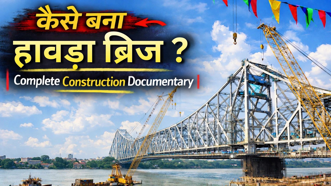 बिना नट-बोल्ट के कैसे खड़ा है हावड़ा ब्रिज? | The Untold Engineering Story