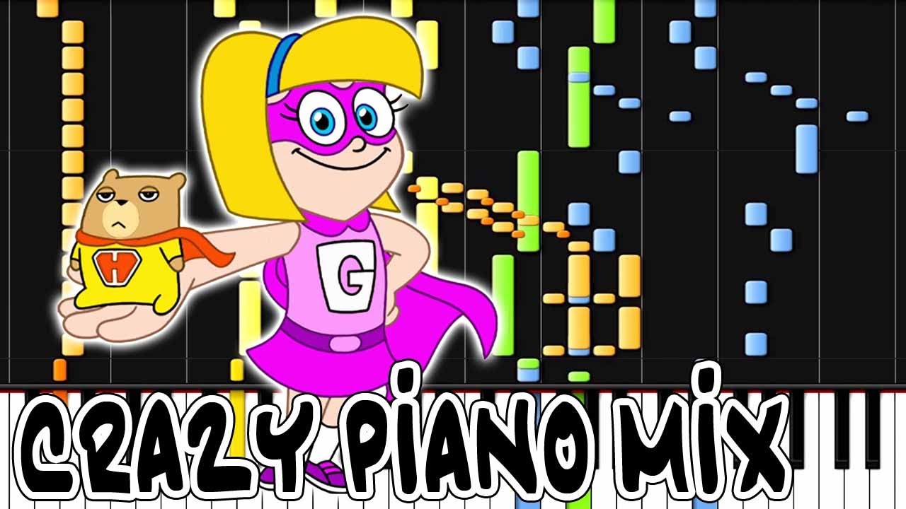 Crazy Piano Mix! HAMSTER AND GRETEL Main Theme