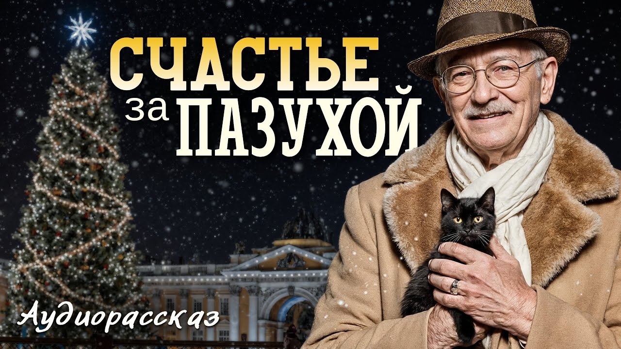 «СЧАСТЬЕ ЗА ПАЗУХОЙ» — история о новогоднем чуде, подарившем одинокому пенсионеру семью...