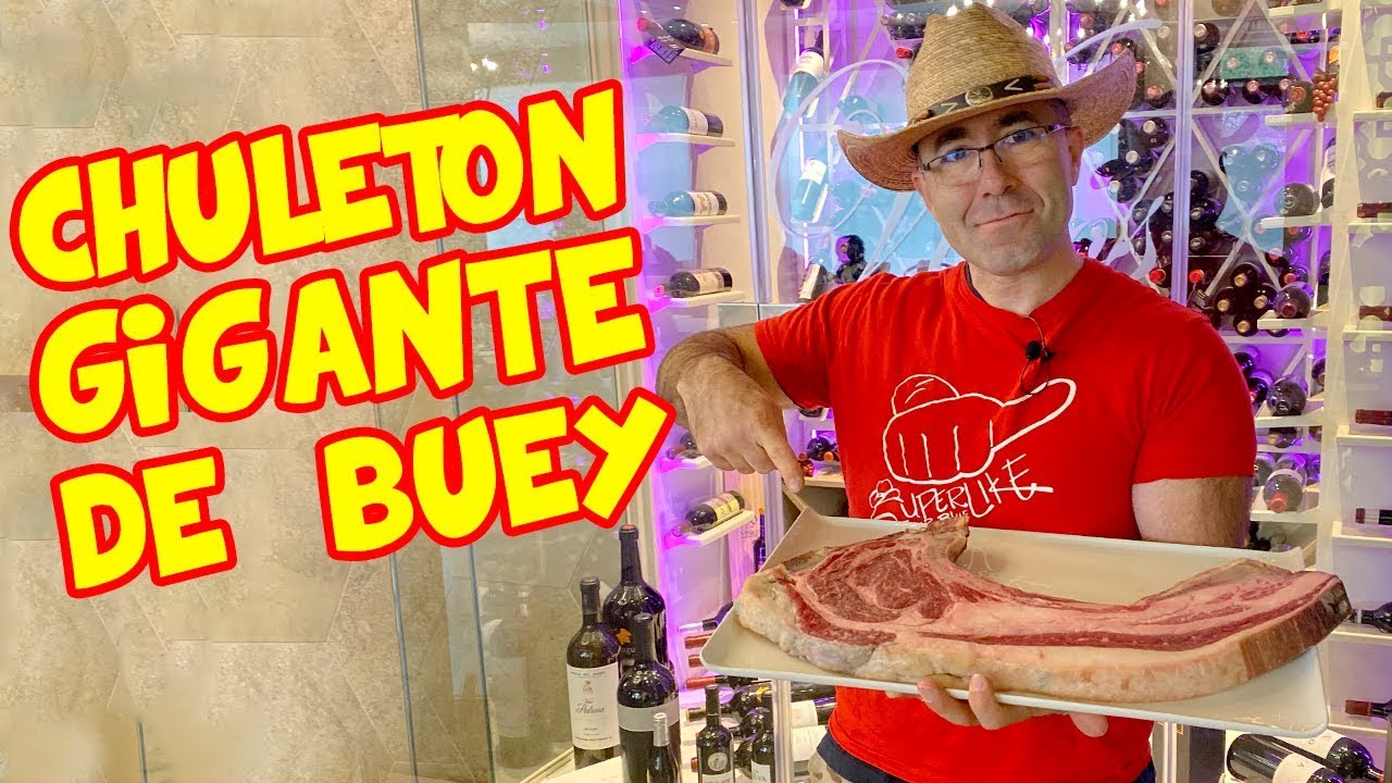 Chuletón de BUEY AUTÉNTICO Dry Aged y SUPERMENÚ de BUEY