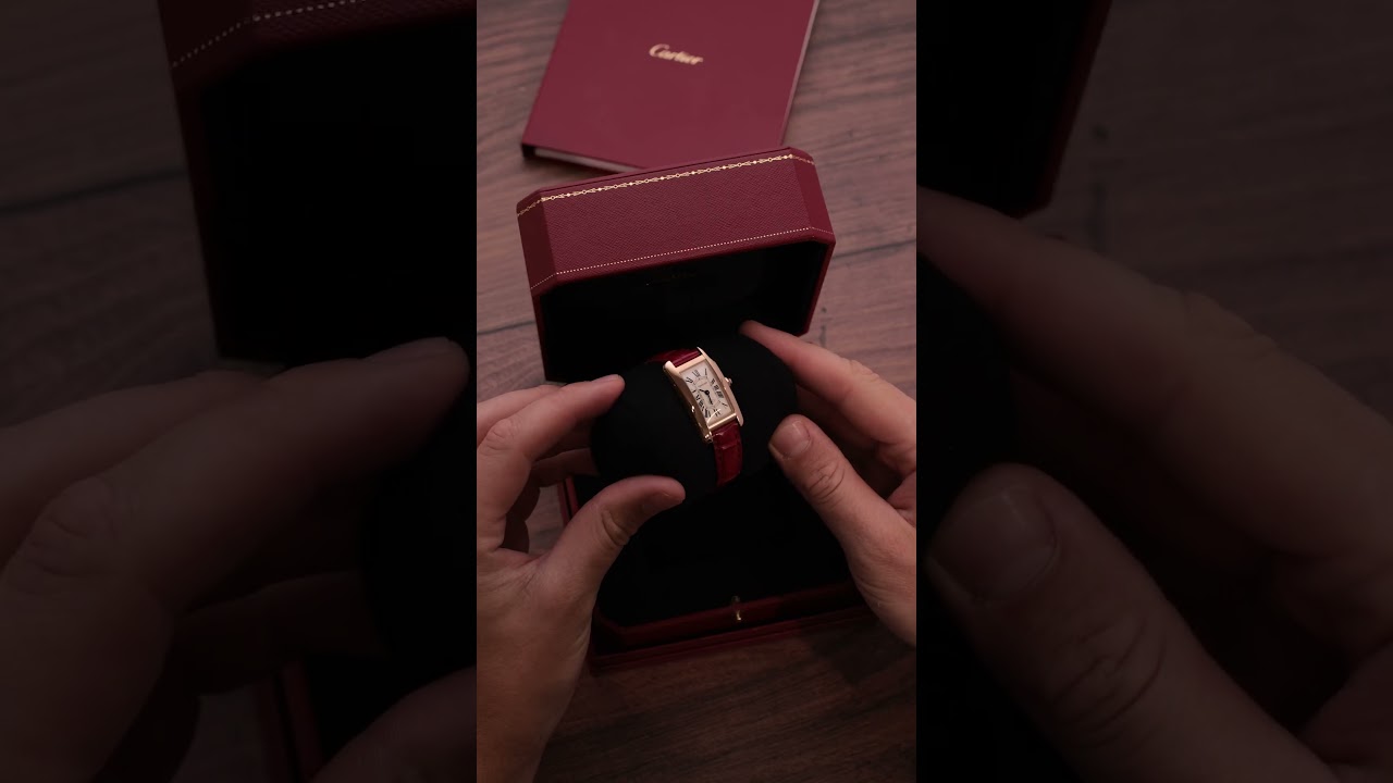 Unboxing the Cartier Tank Am&eacute;ricaine