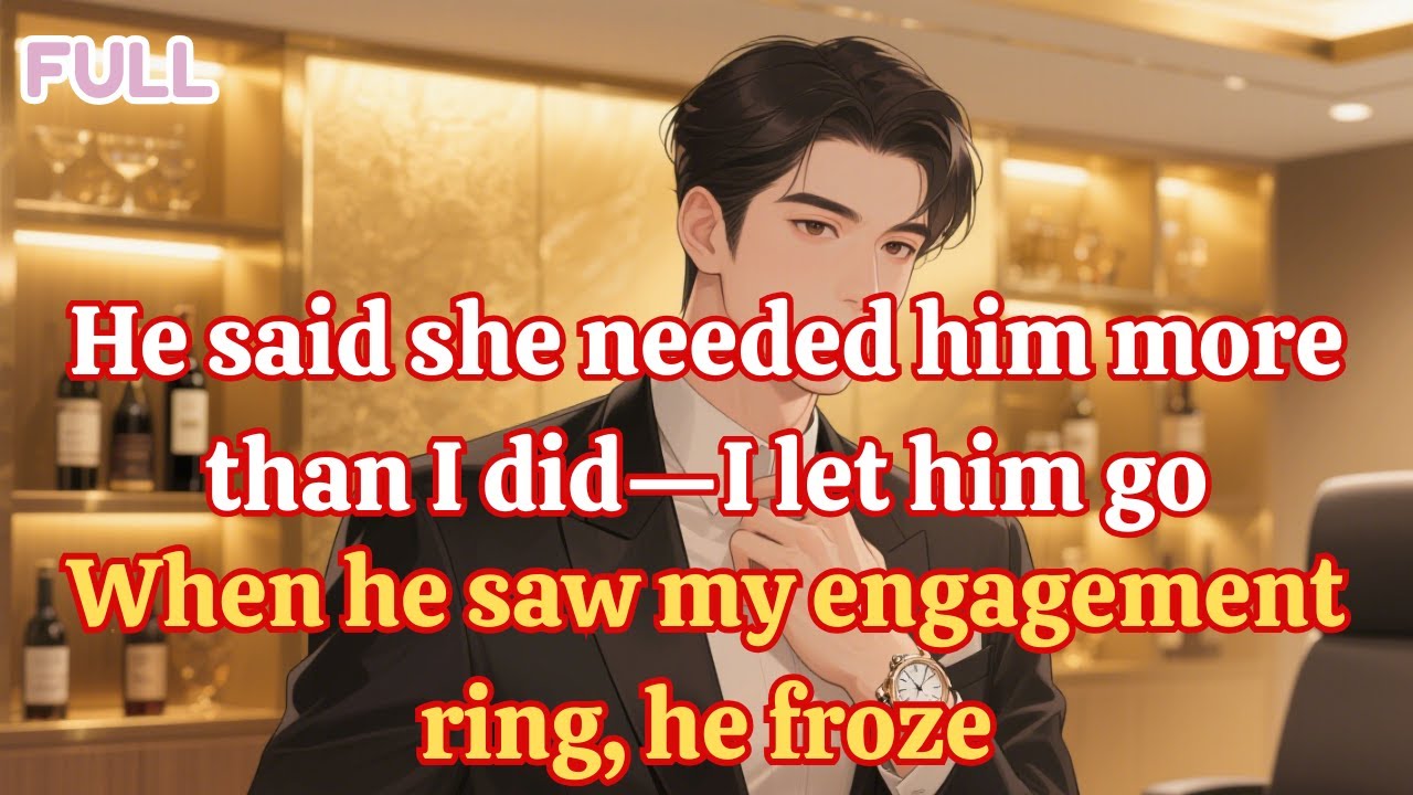He said she needed him more than I did—I let him go When he saw my engagement ring, he froze