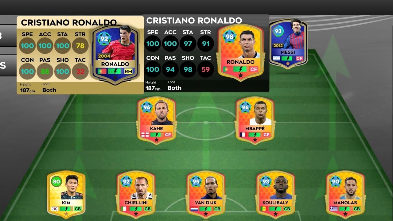 DLS25 - Cách dùng 2 Ronaldo cùng 1 trận 