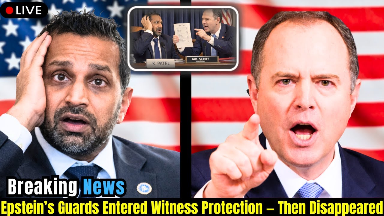 Adam Schiff Presses Kash Patel on Missing Epstein Guards Who Vanished From Witness Protection