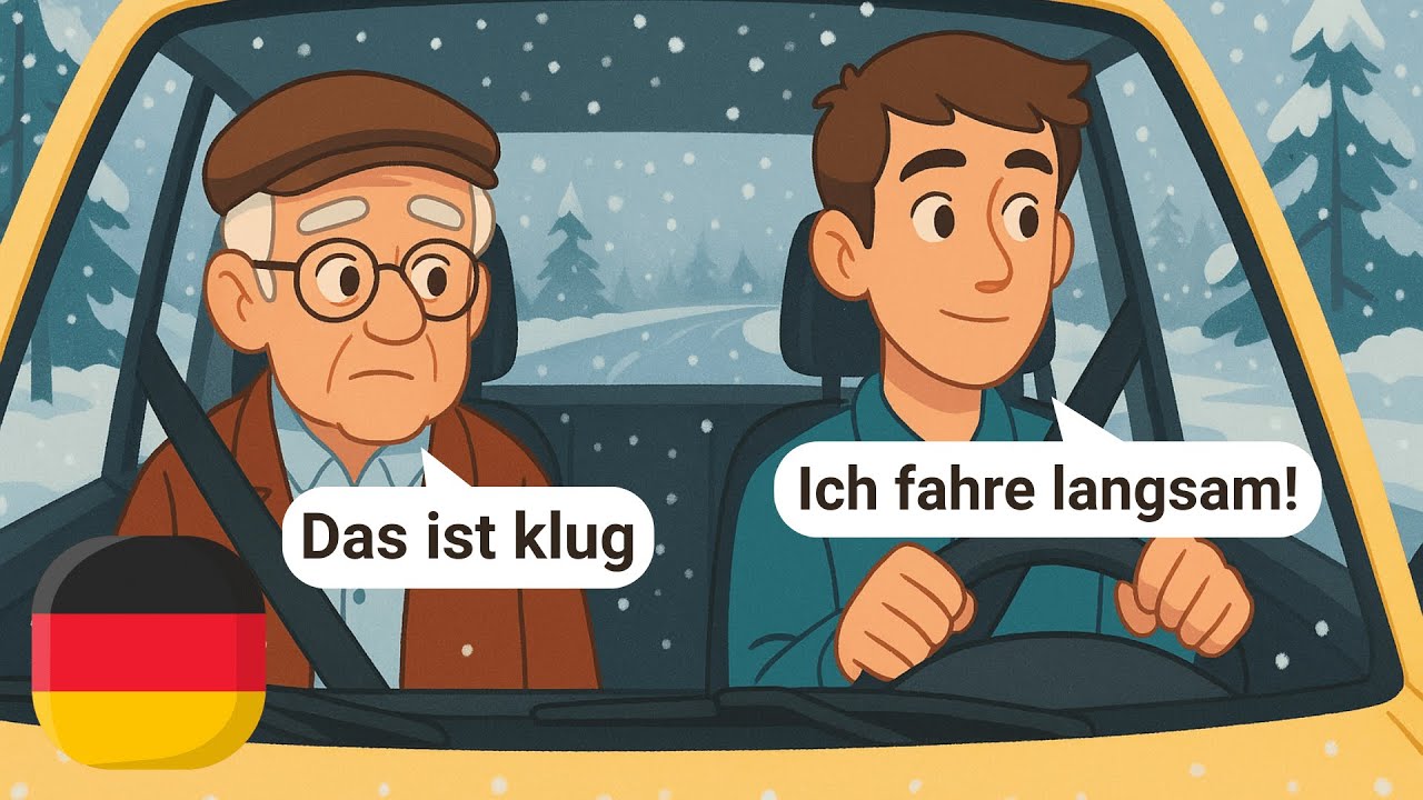 15 Short German Dialogues for beginners | A1-A2 | Dialogues In A Taxi
