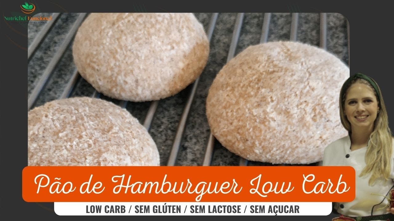 Pão de Hamburguer Low Carb