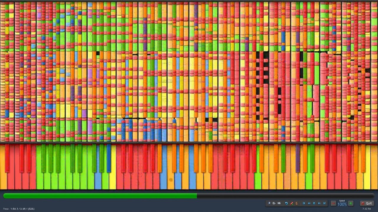 [Black MIDI] Synthesia - What does the Fox Say? 2 Million Notes - The Fox - Ylvis ~ Gingeas