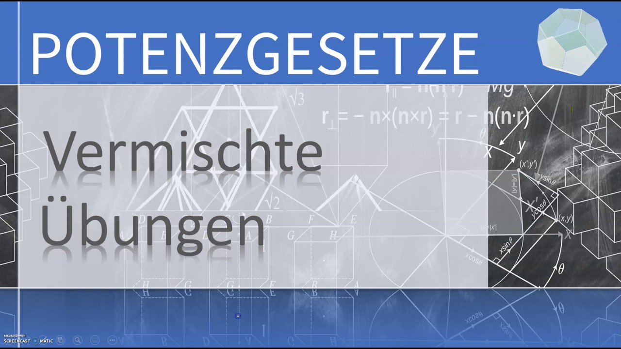 Potenzgesetze - Übung