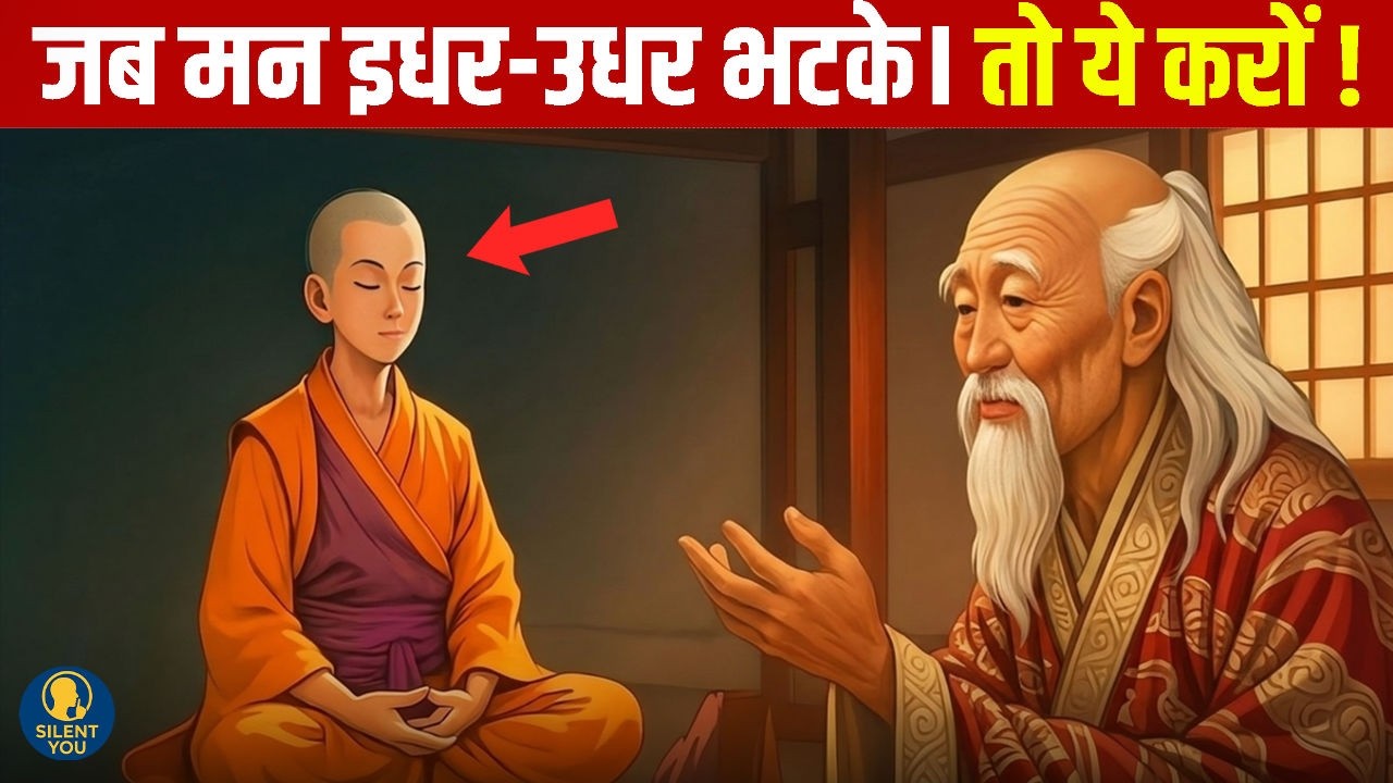मन को रोको मत… उसे समझो | मन को शांत करने का Practical तरीका।  (लाओ त्सो)