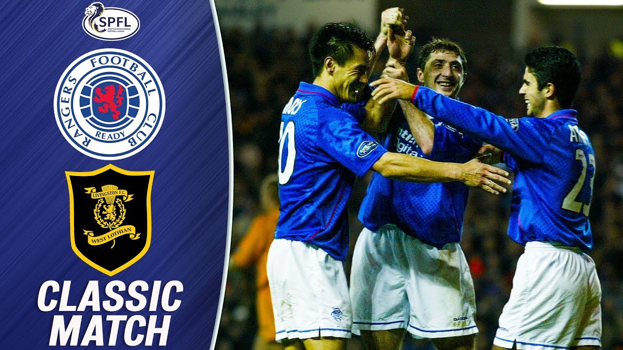 Rangers 4-3 Livingston (4/12/02) | Shota Arveladze Hat-Trick in 7-Goal Thriller! | SPFL Classics