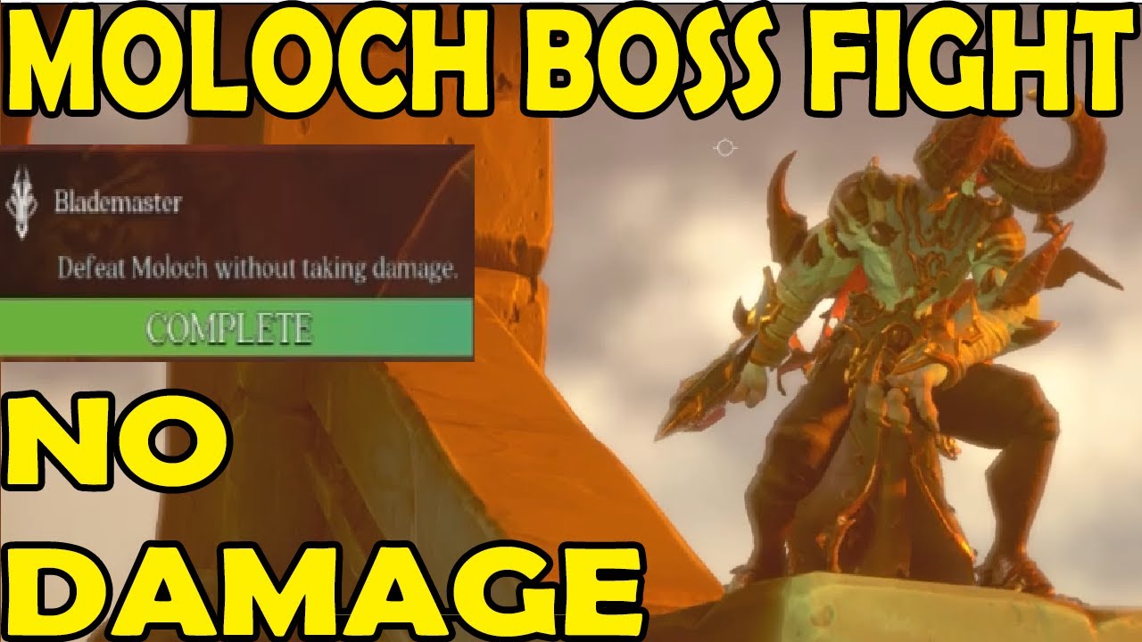 Moloch boss fight no damage + Ending Cutscene , Darksiders genesis